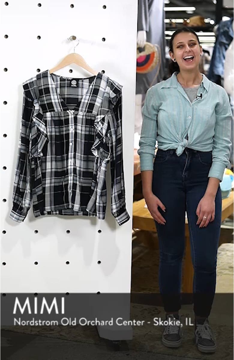 Ruffled Plaid Shirt, sales video thumbnail