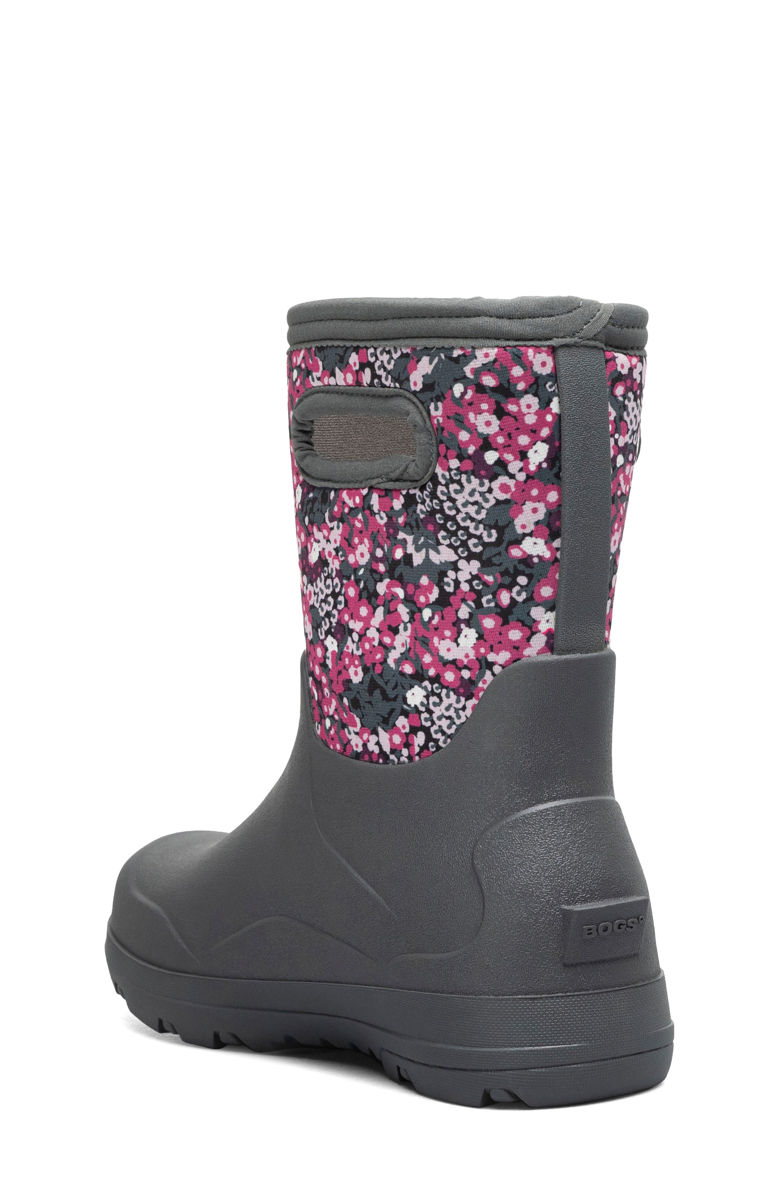 Kids' York Seamless Waterproof Rain Boot, Alternate, color, GRAY MULTI