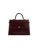 Fable England Ruby Cherry Red Structured Medium Tote