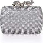 Jewel Badgley Mischka Cassia Crystal Minaudiere w. Bow Clasp