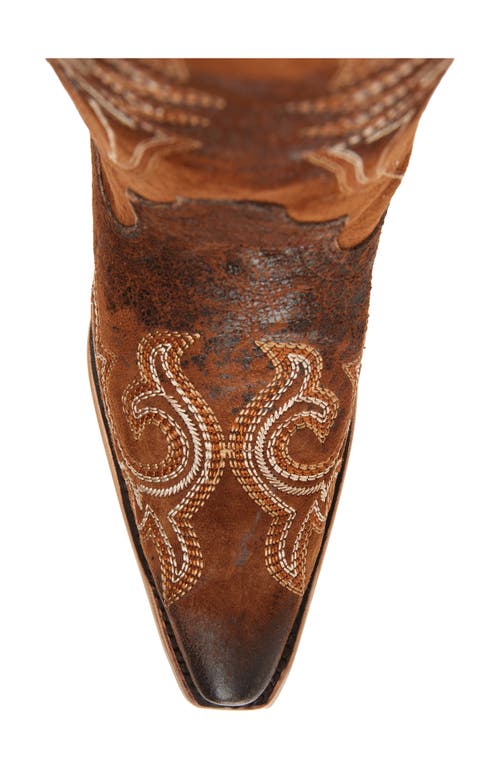 Corral Knee High Western Boot In Brown