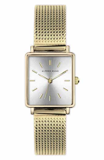 Alfred Sung Harmony Three-Hand Quartz Bracelet Watch, 22mm x 24mm