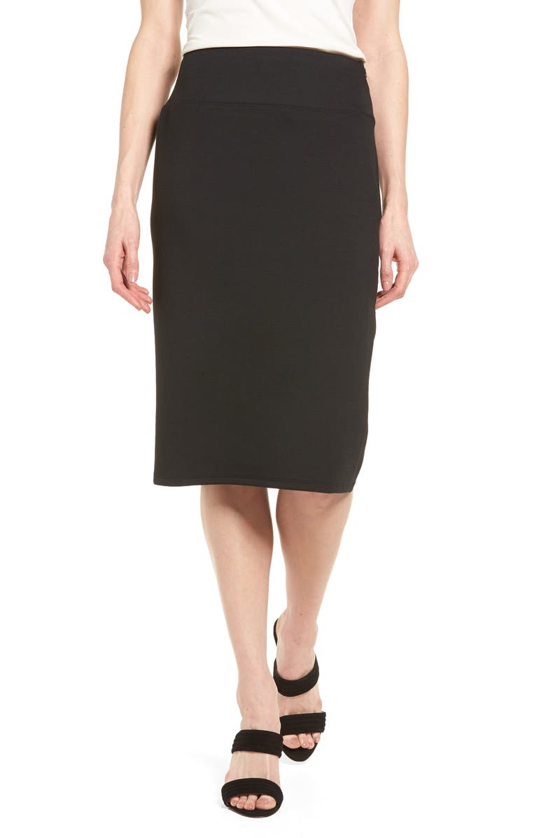 Halogen<sup>®</sup> Neoprene Knit Pencil Skirt, Main, color,