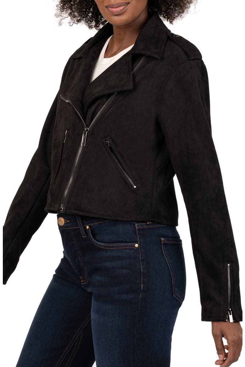 Jackie Moto Jacket, Alternate, color, BLACK