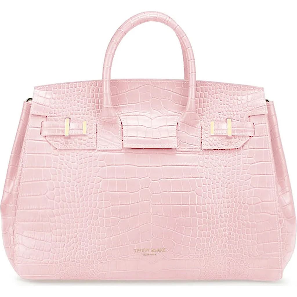 Teddy Blake Gigi Croco 13" In Light Pink