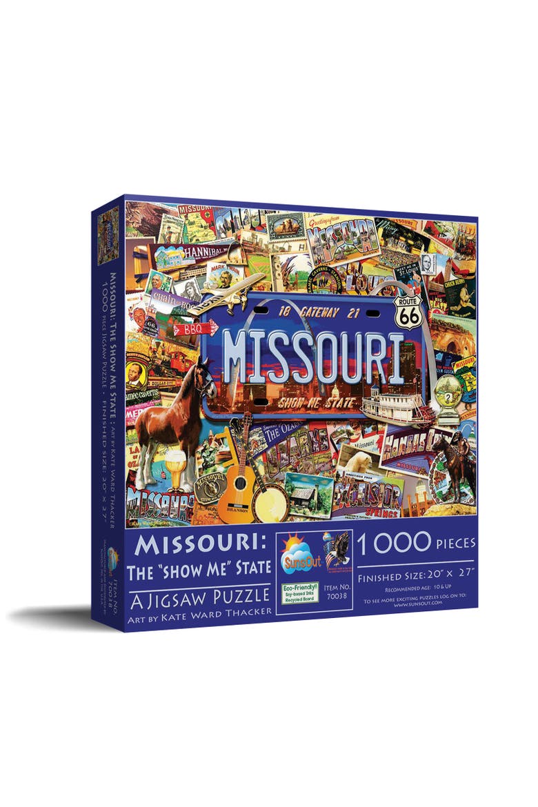 Missouri The Show Me State 1000 piece Jigsaw Puzzle for Adults, Main, color, Multicolor
