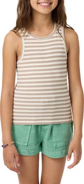 O'Neill Kids' Lonnie Rib Stripe Tank