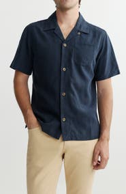 DL1961 Hugh Relaxed Fit Camp Shirt