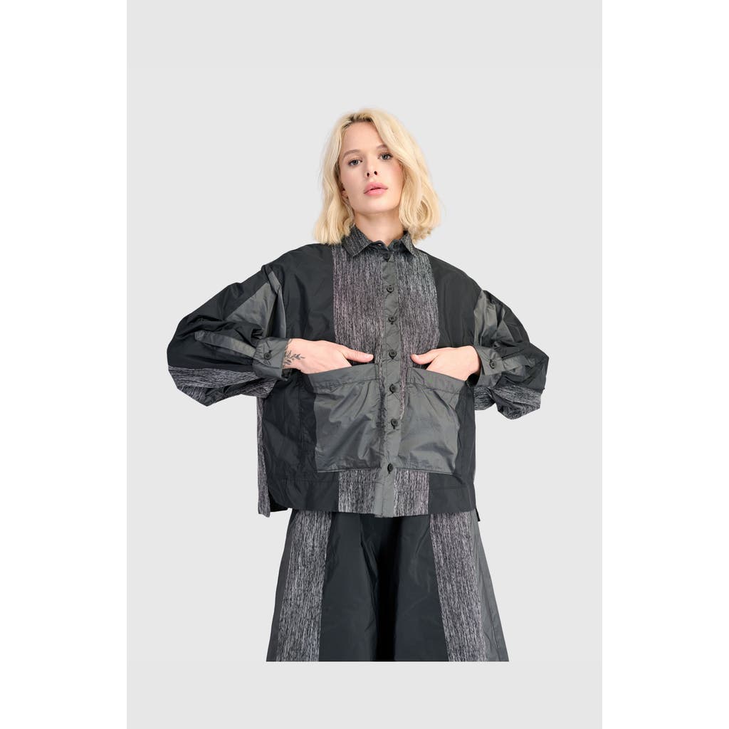 Alembika Gauntlet Boxy Shirt In Black