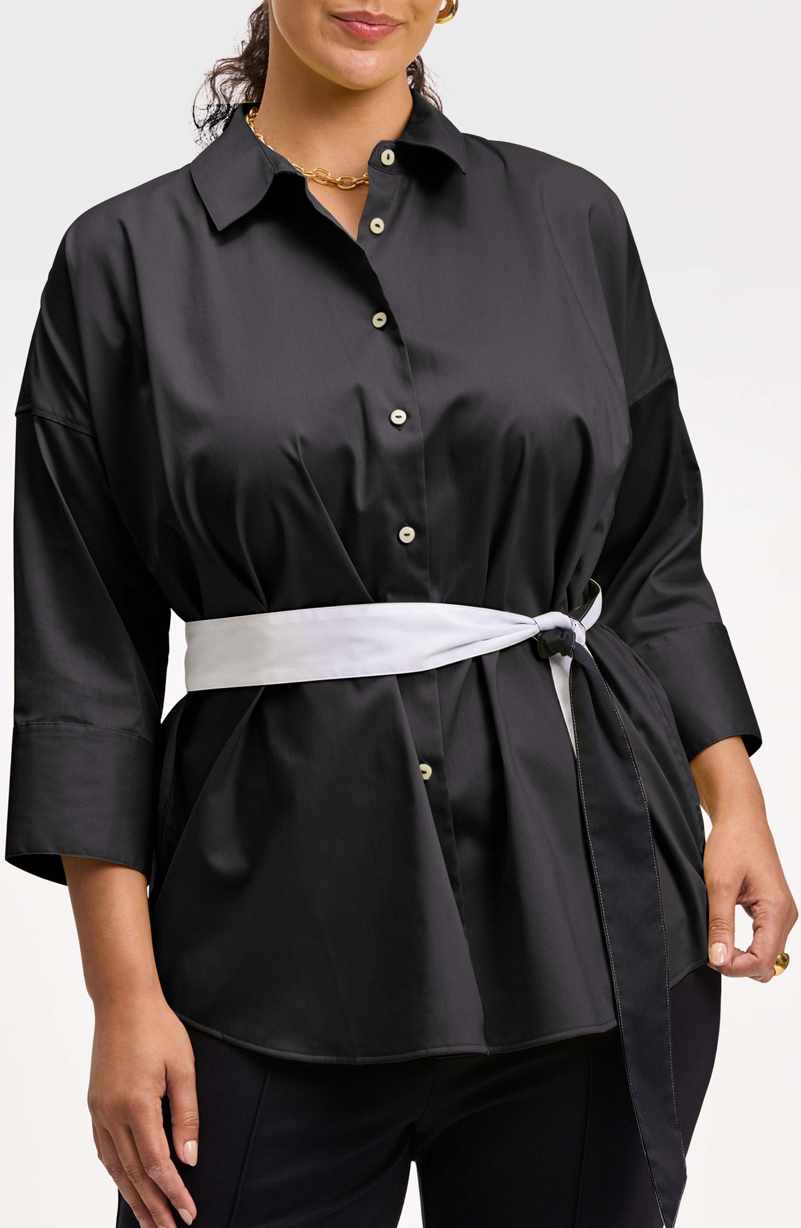 Foxcroft Avery Stretch Button-Up Shirt