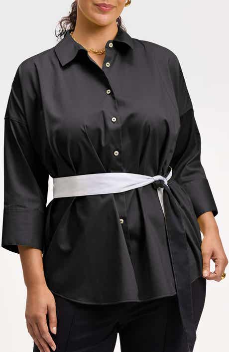 Foxcroft Avery Stretch Button-Up Shirt