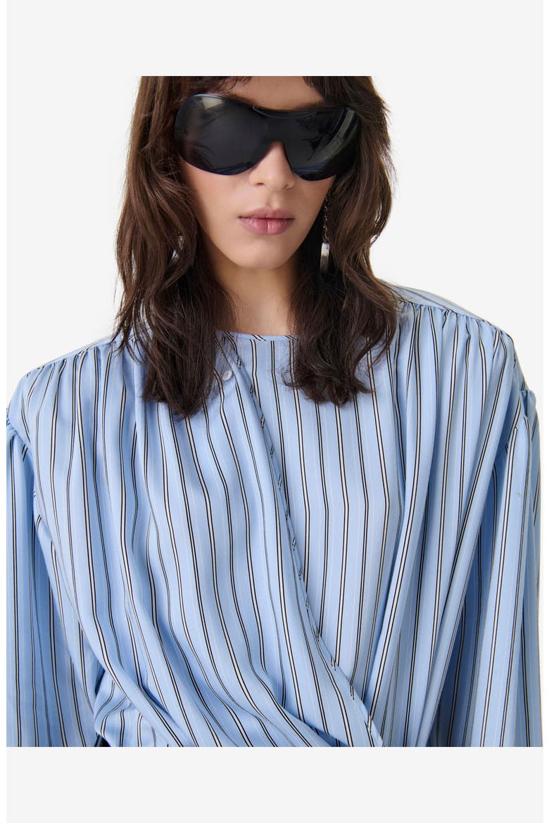 Utenia Long Sleeve Dress, Alternate, color, BLUE LEFT BANK STRIPE