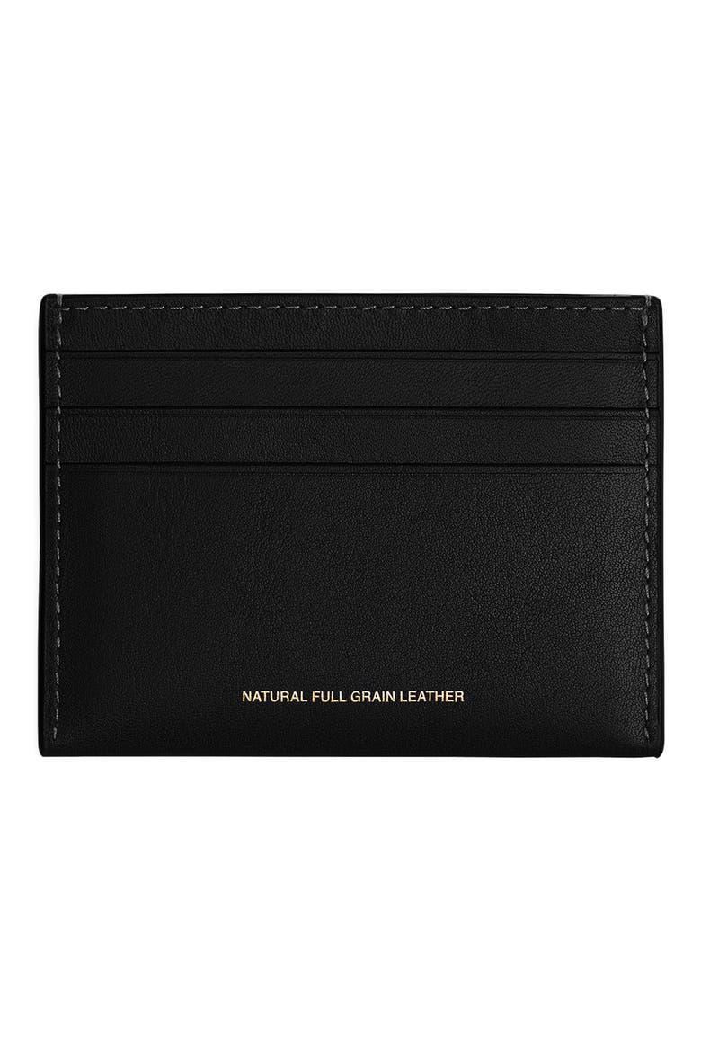 Leather Card Case, Alternate, color, BLACK