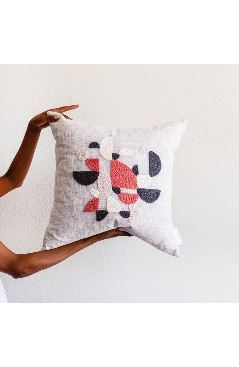 kanju Interiors Indilinga Throw Pillow - Cover Only, Main, color, Natural