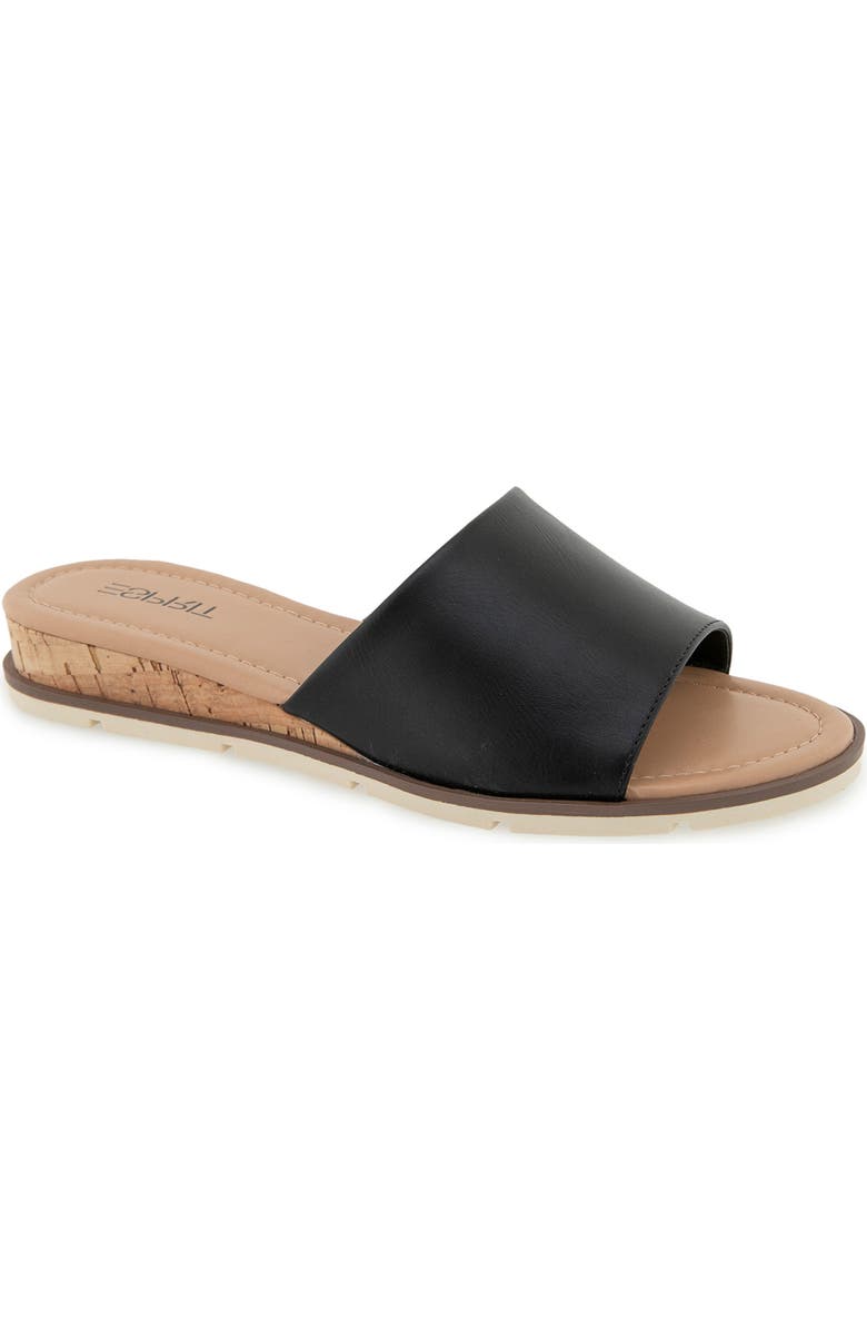Esprit Delaney Slide Sandal, Main, color, Black Pu