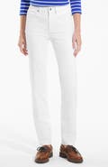 Lands' End Recover High Rise Straight Leg Blue Jeans