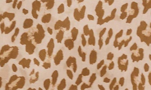 Flying Tomato Leopard Print Cotton Maxi Sundress In Brown
