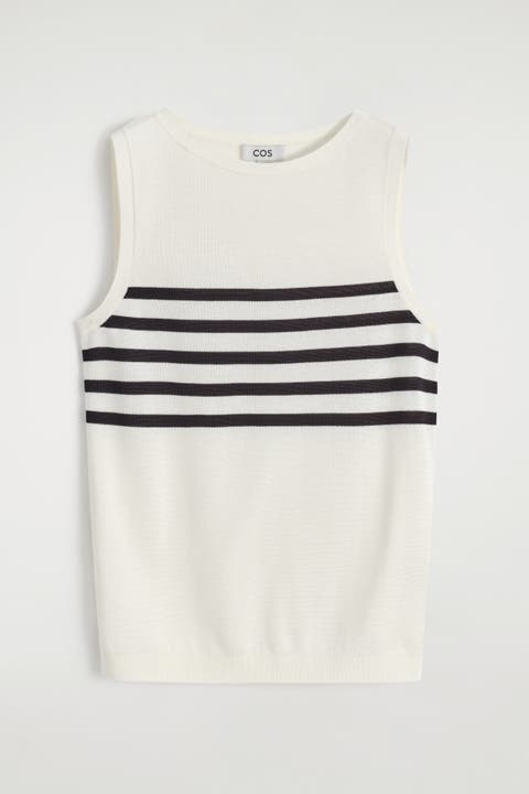 Striped Knitted Tank Top