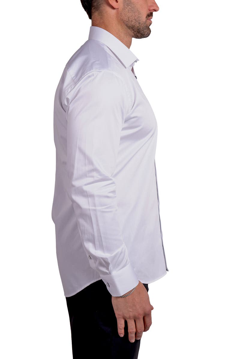 Maceoo Blacklabel Ascension0071 White Button-Up Shirt, Alternate, color, White