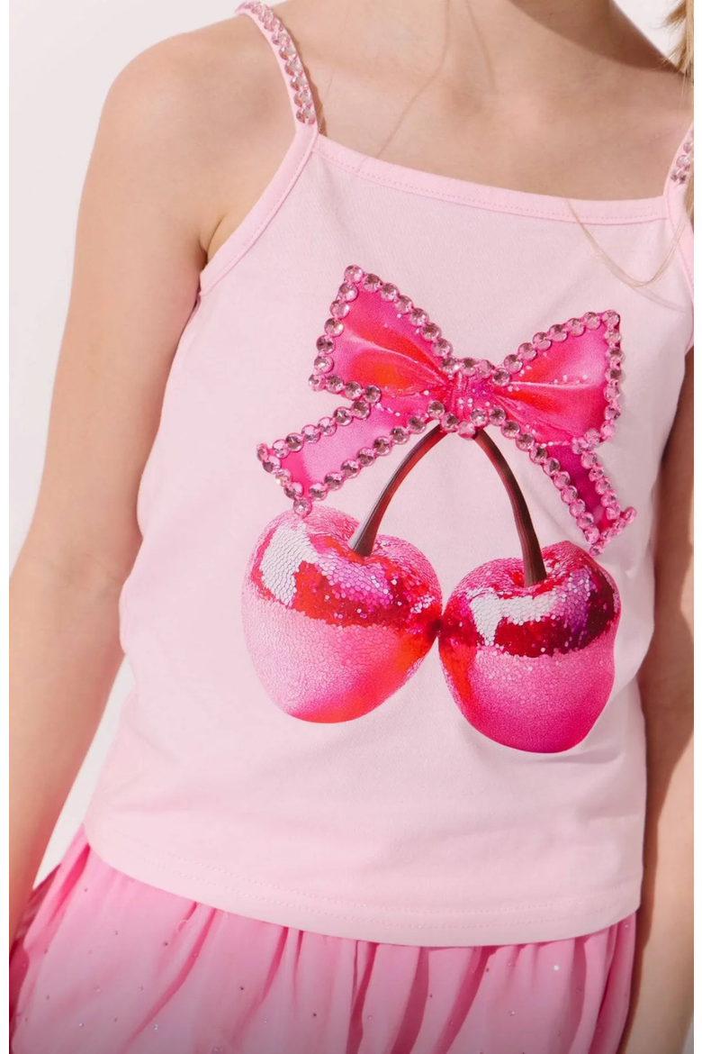 Disco Cherry Tank Top, Alternate, color, Pink