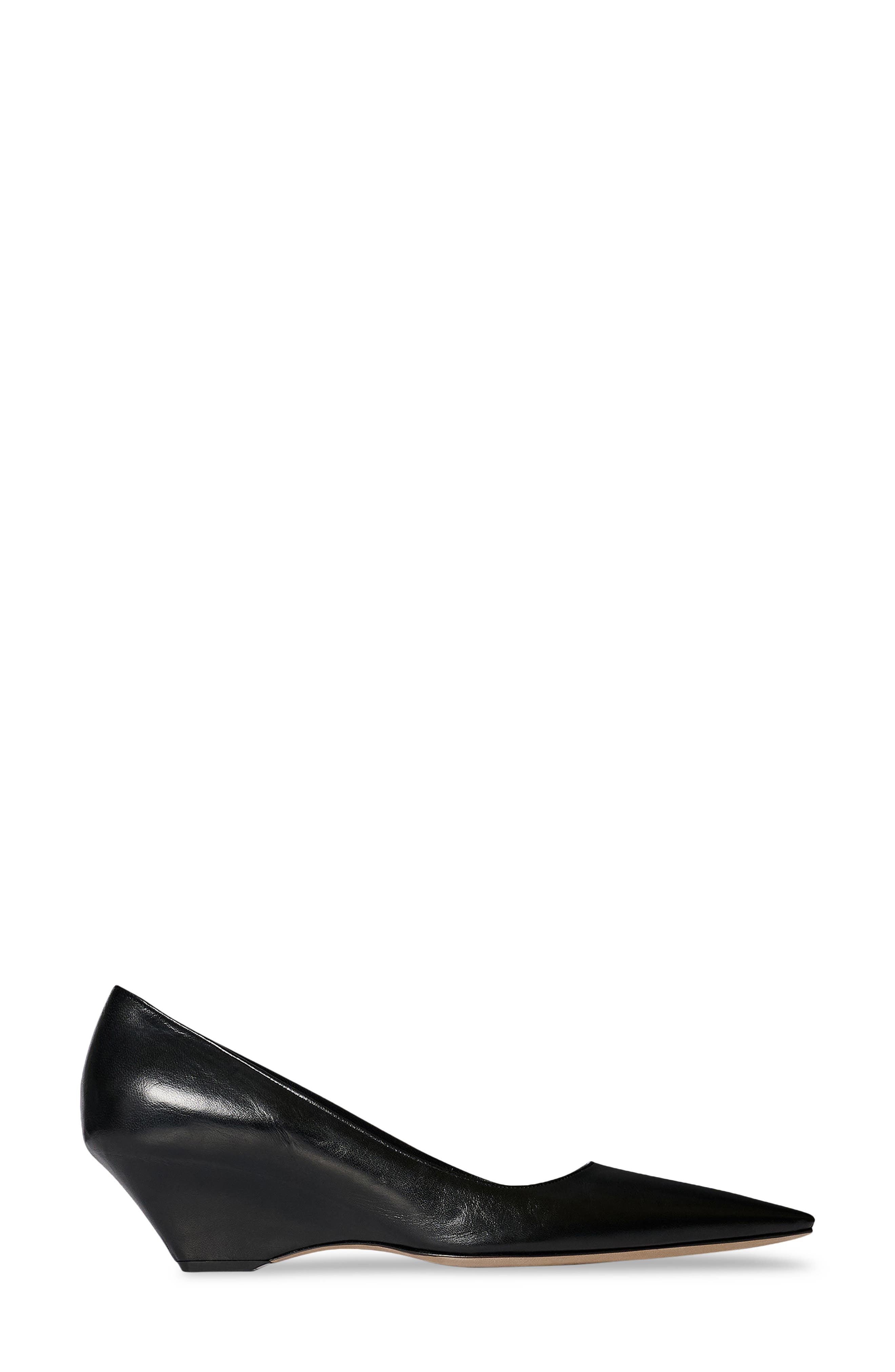Liisa Wedge Pump, Alternate, color, BLACK