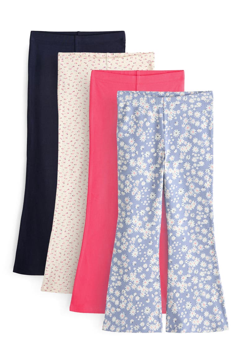 Kids' 4-Pack Flare Leggings, Main, color, BLUE