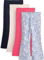 NEXT Kids' 4-Pack Flare Leggings