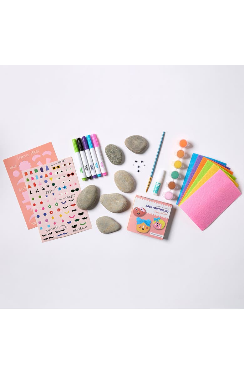 Journey of Something Rock Painting Kit, Faces Edition, DIY Craft Kit, Kids 6+, Alternate, color, Multicolored