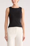 NORDSTROM RACK Scoop Neck Sculpt Knit Tank