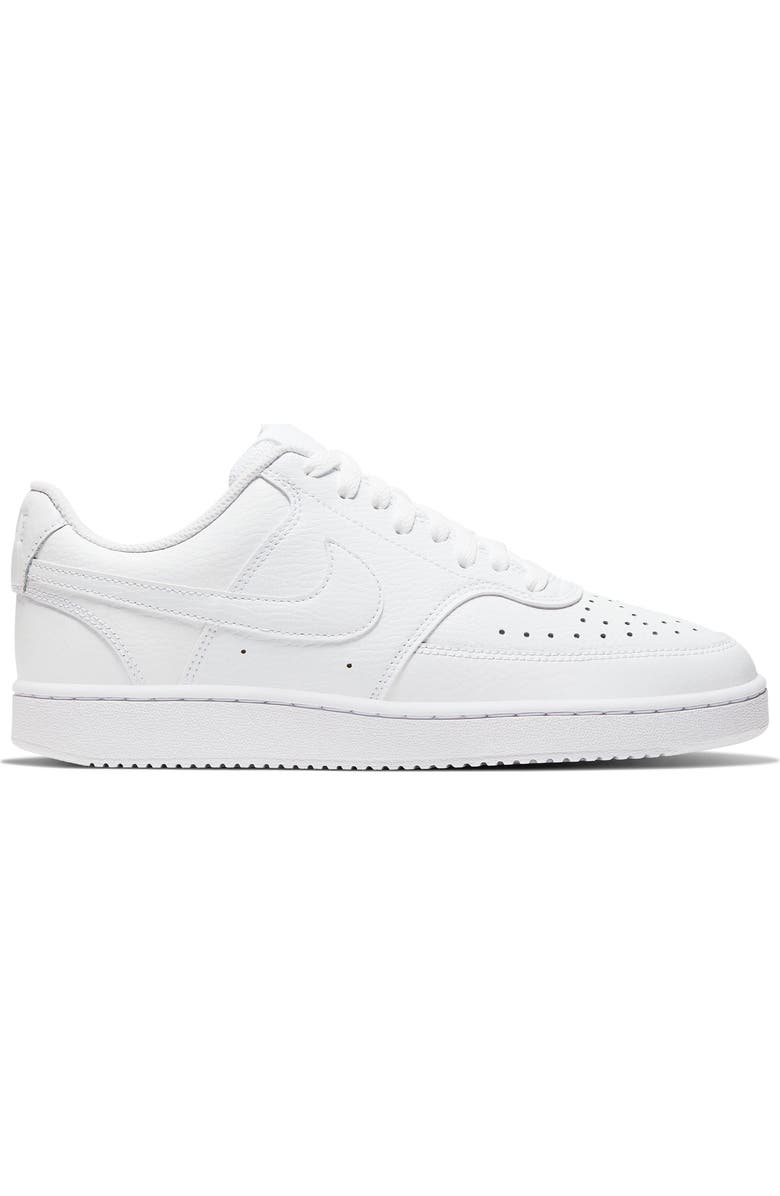 Nike Court Vision Low Sneaker, Alternate, color, 100 White/White/White