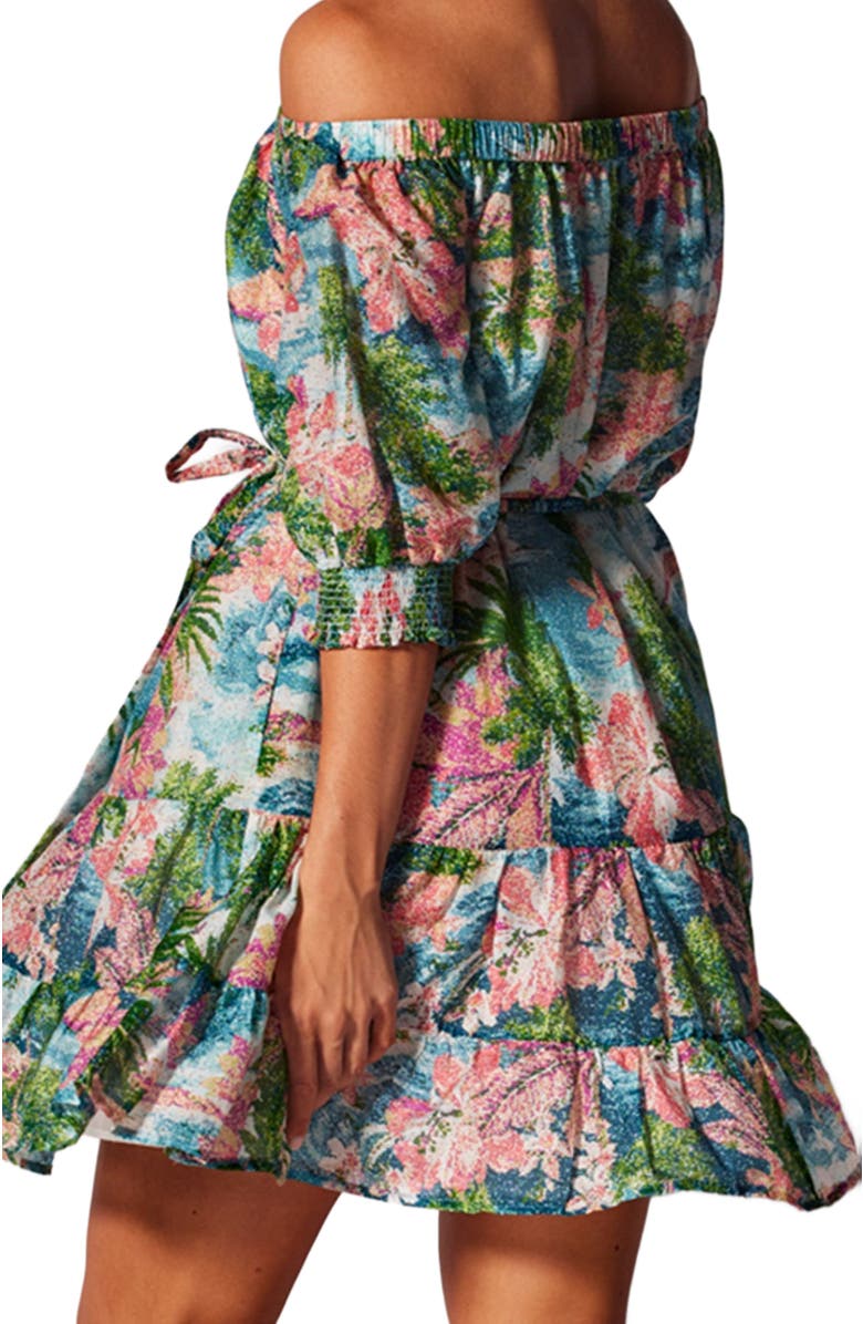 Tori Richard Point of View Scarlett Dress, Alternate, color, Multi