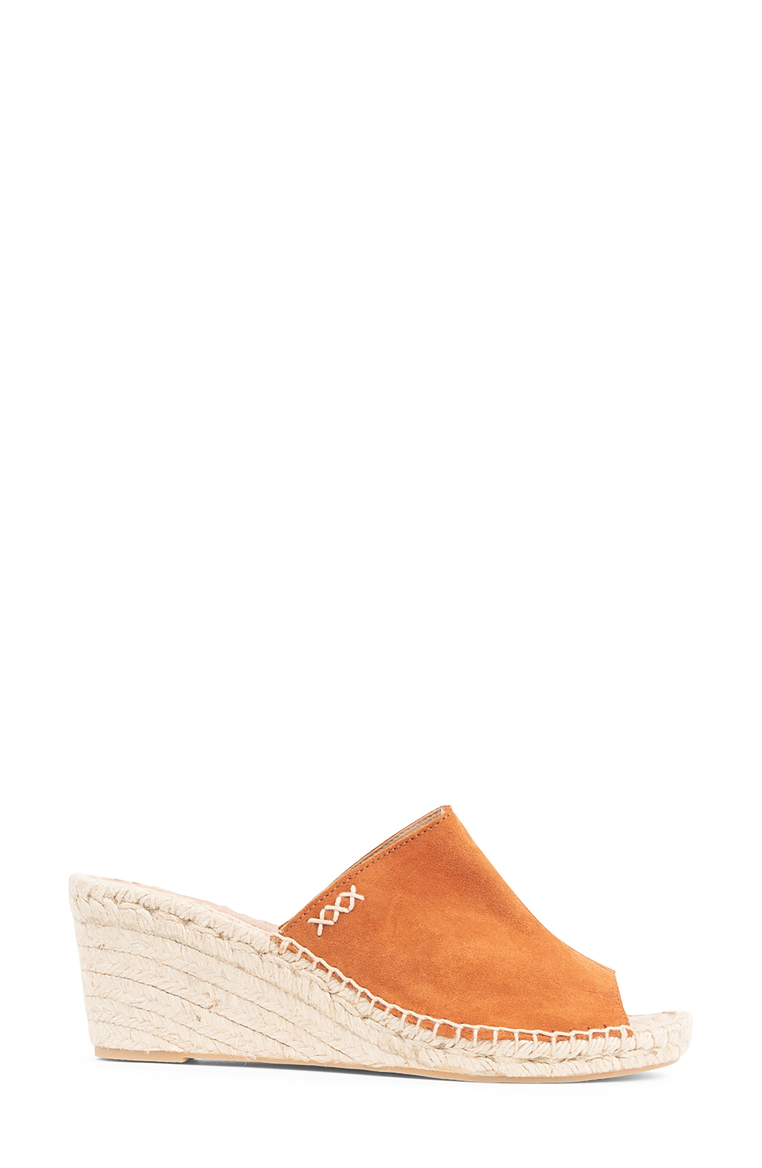 patricia green Shen Espadrille Mule, Alternate, color, Cognac Suede