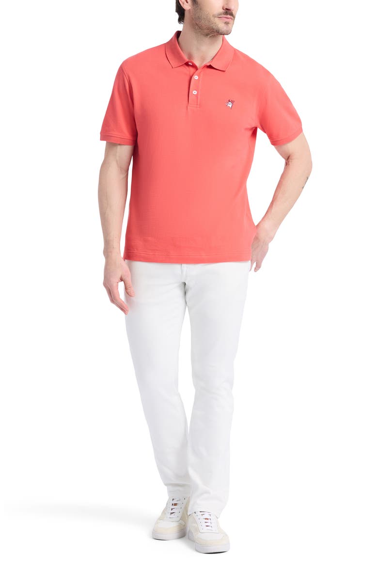 Devil Cotton Polo, Alternate, color, CORAL