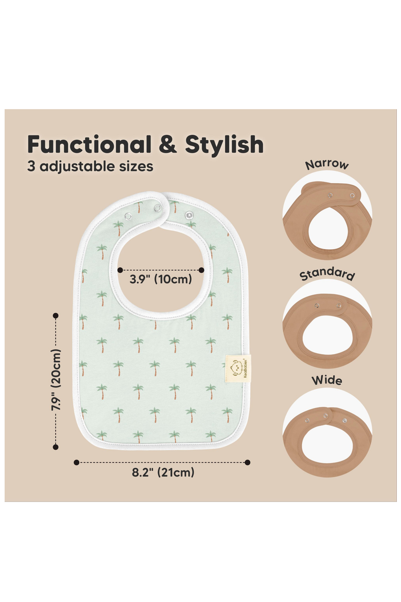 8-Pack Coast Drool Bibs, Alternate, color, Wilderness