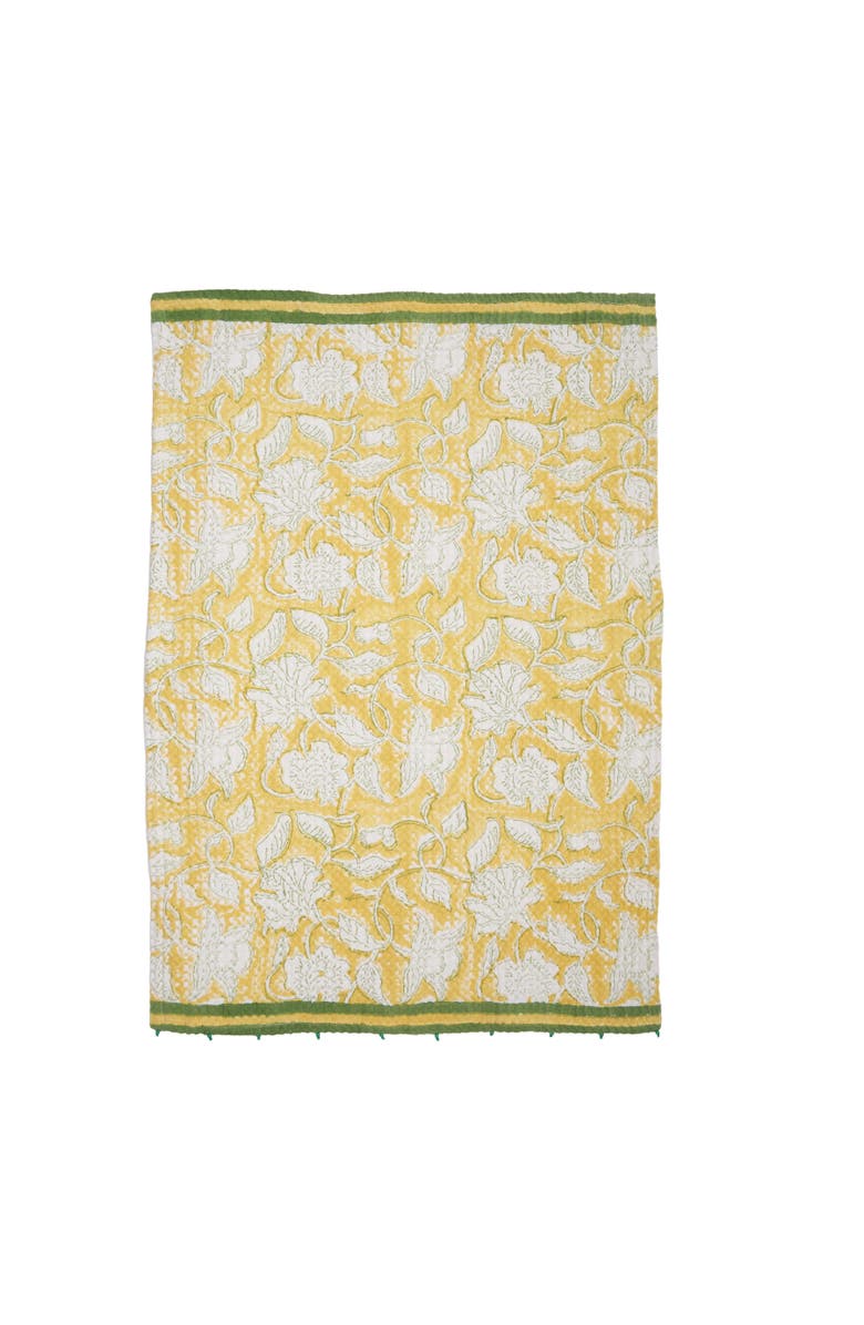 carol & frank Pocono Dandelion Towel, Alternate, color, Yellow