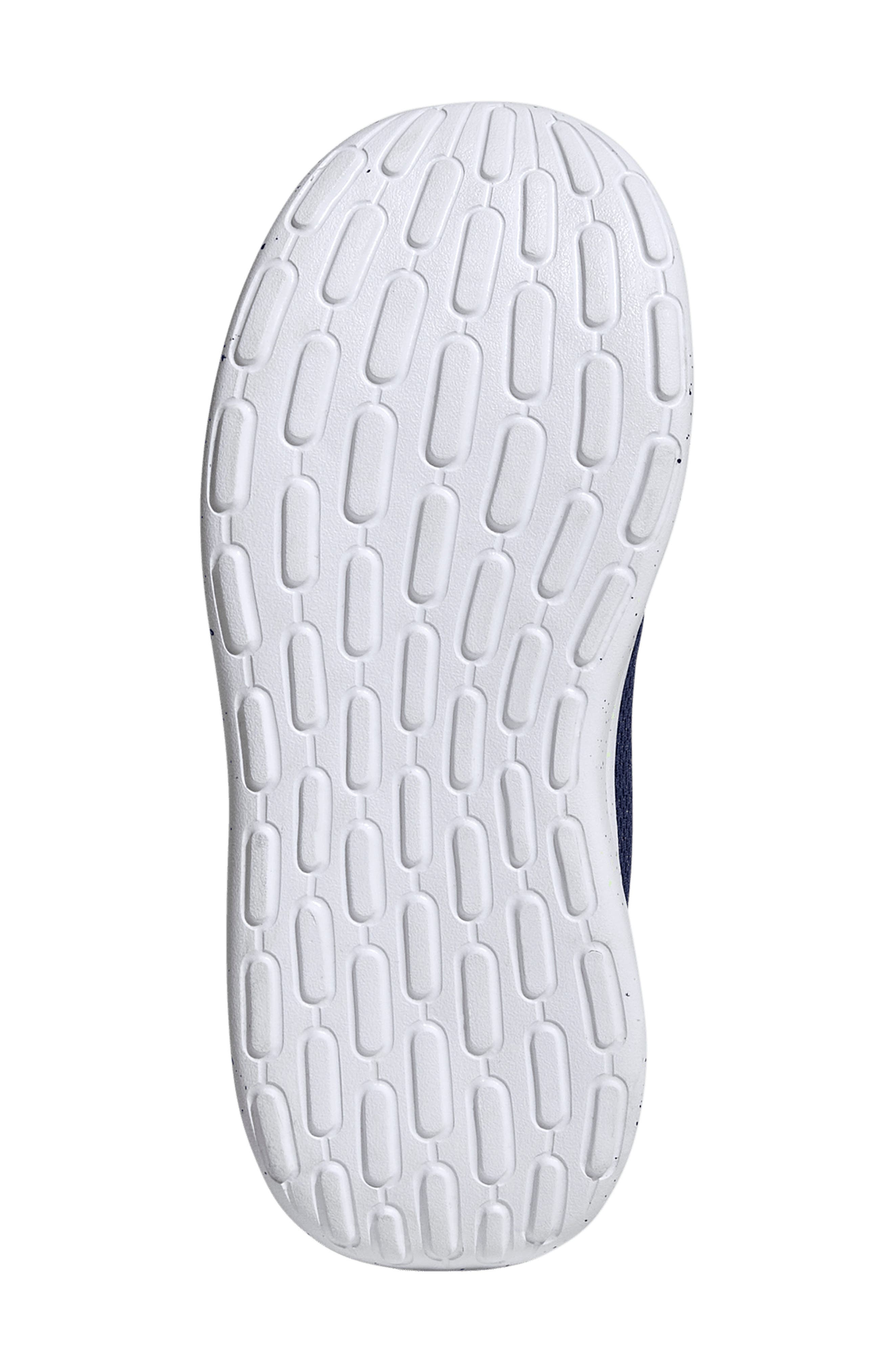 adidas Kids' Lite Racer Adapt 7.0 Sneaker, Alternate, color, Dark Blue/ Lemon/ Solar Slime