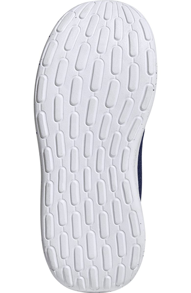 adidas Kids' Lite Racer Adapt 7.0 Sneaker, Alternate, color, Dark Blue/ Lemon/ Solar Slime