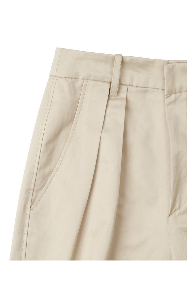 Fortela Janet Cotton Pleated Trousers, Alternate, color, Camel