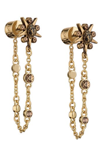 KURT GEIGER KURT GEIGER LONDON EAGLE STAR FRONT/BACK EARRINGS 