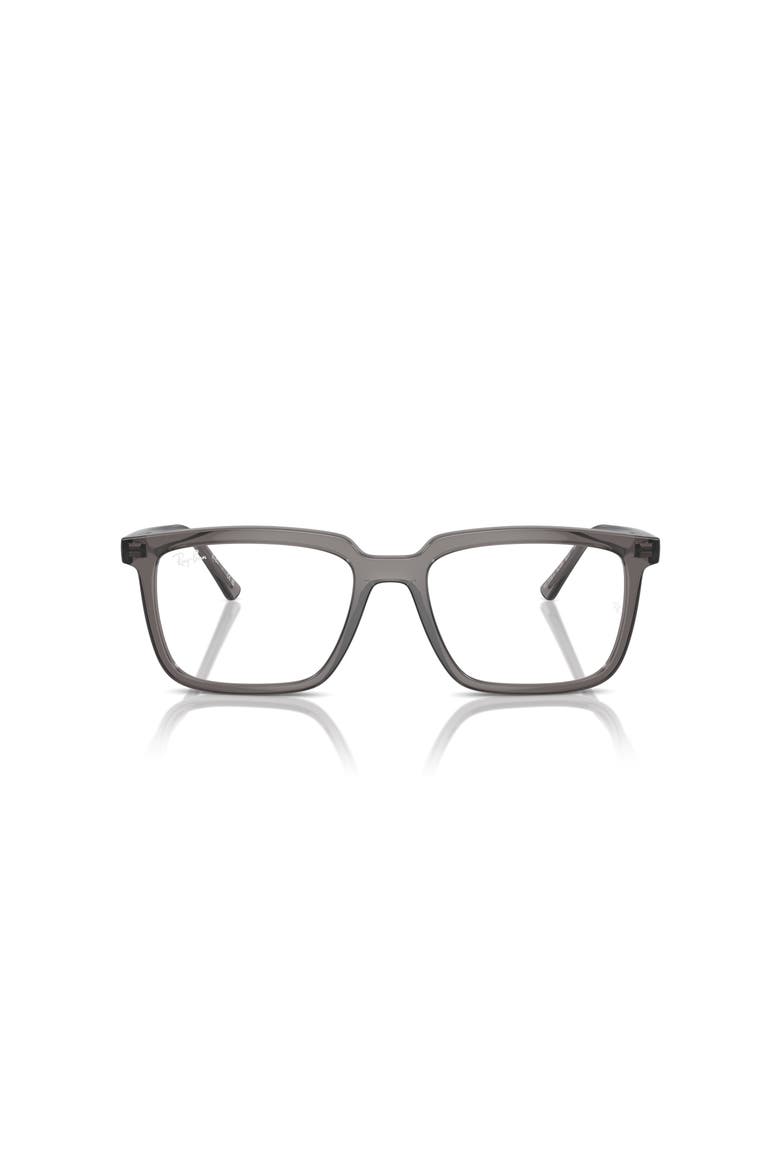 54mm Rectangle optical glasses, Alternate, color, Grey