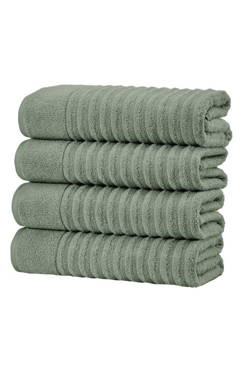 Combed Cotton 4-Pack Bath Towels