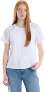 Wilt Lace Raglan Sleeve Tee