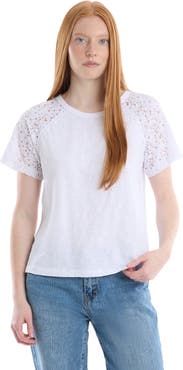 Wilt Lace Raglan Sleeve Tee