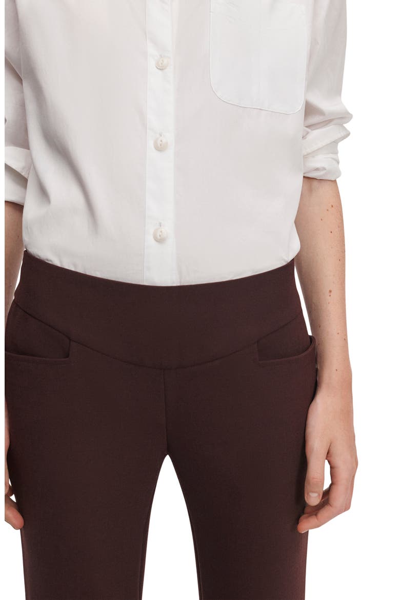 Demi Flare Leg Pants, Alternate, color, BURGUNDY