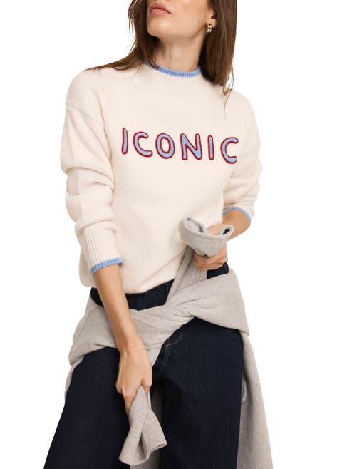 Iconic Embroidered Knit  Sweater