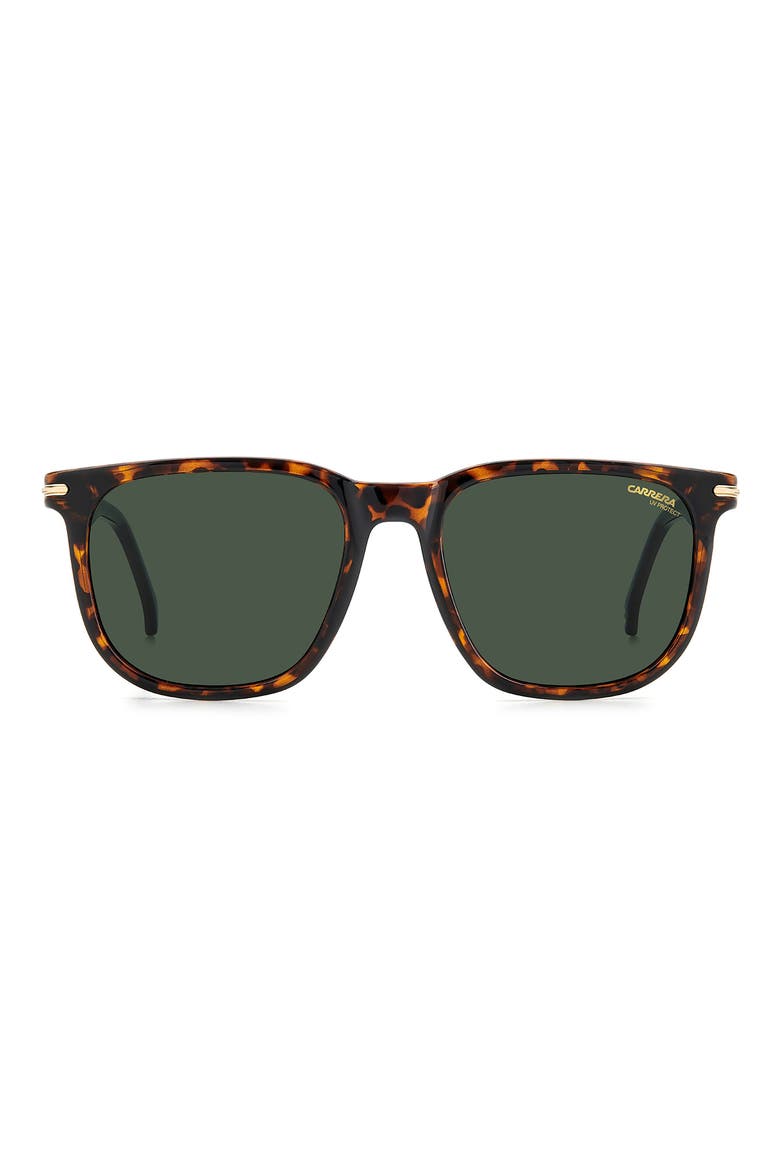 54mm Rectangular Sunglasses, Main, color, HAVANA