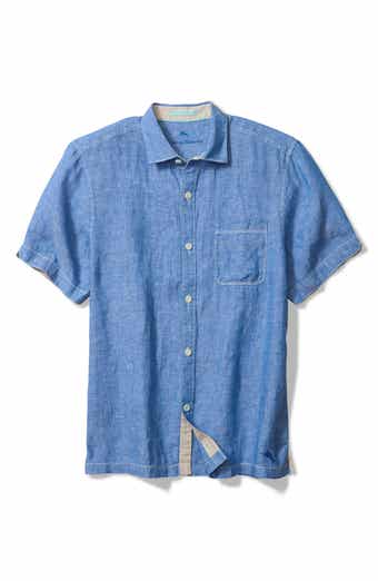 Tommy Bahama Paradise Breezer Short Sleeve Linen Button-Up Shirt