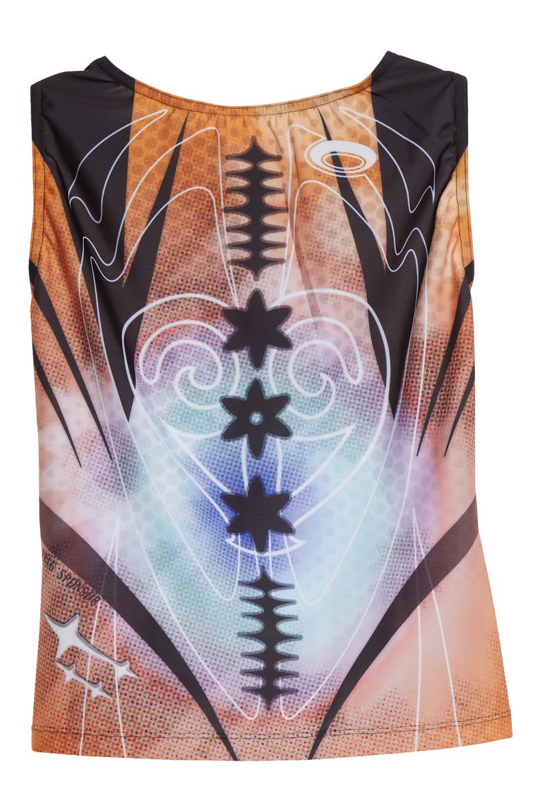 Pixel Print Tank, Alternate, color, ORANGINA