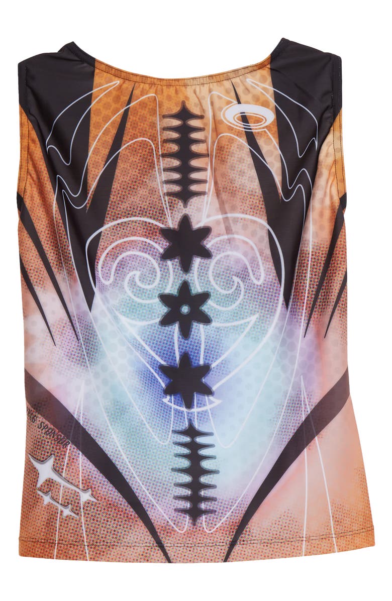 Paolina Russo Pixel Print Tank, Alternate, color, 