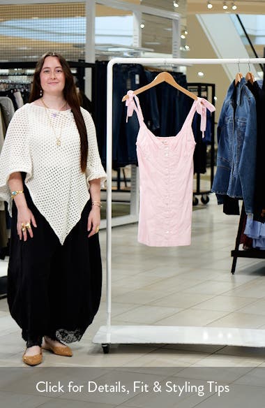 LSPACE Kiss Me Quick Cotton Mini Cover-Up Dress (Women) | Nordstrom